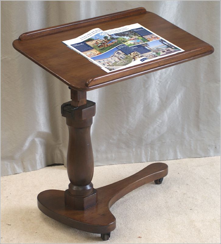 7018 Antique Mahogany Reading Table by John Carter